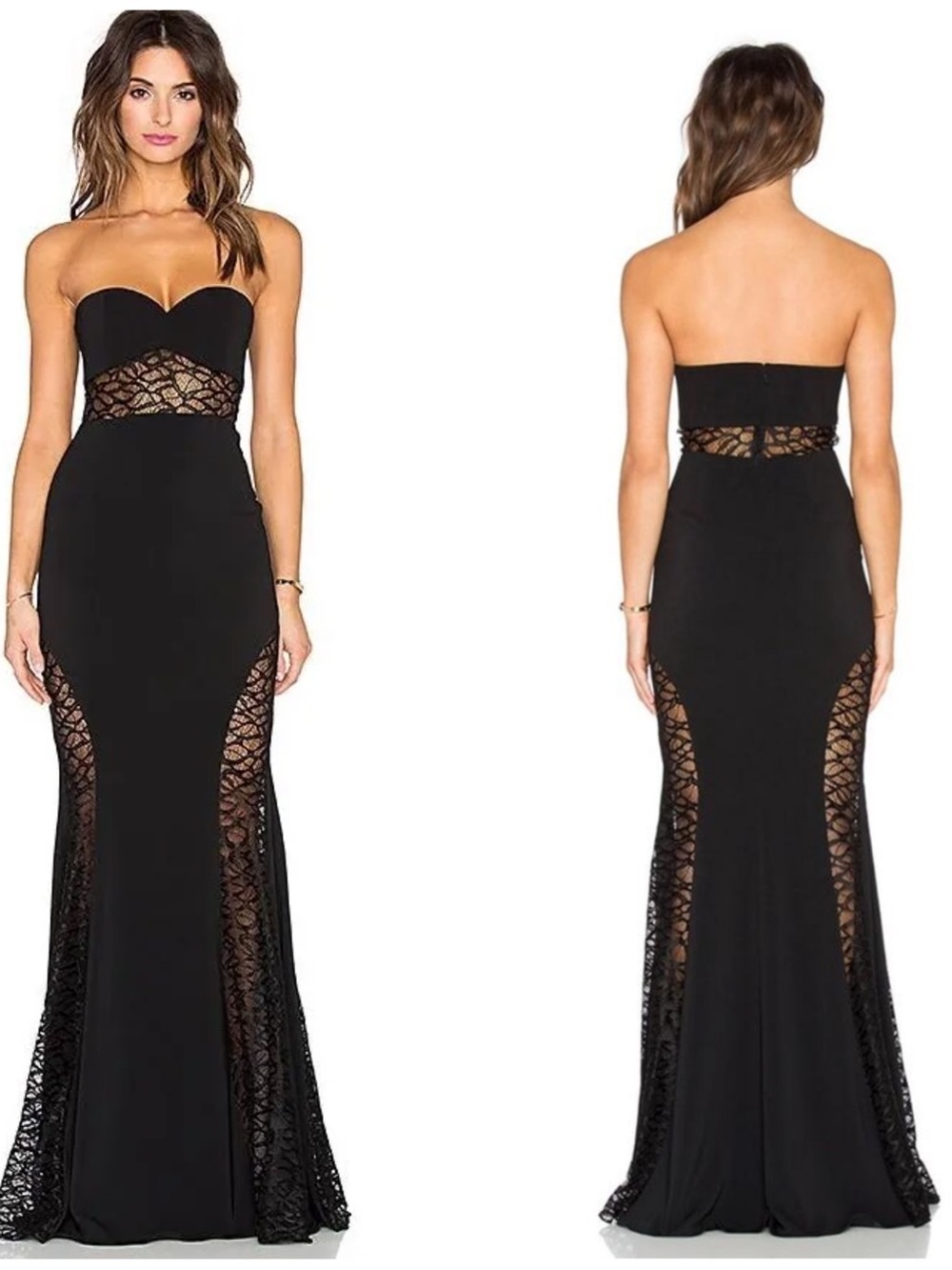 Jay Godfrey Lott Maxi Lace Cutout Gown (3)